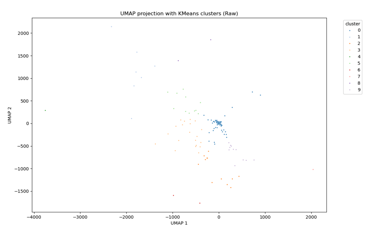 Raw Embedding Space